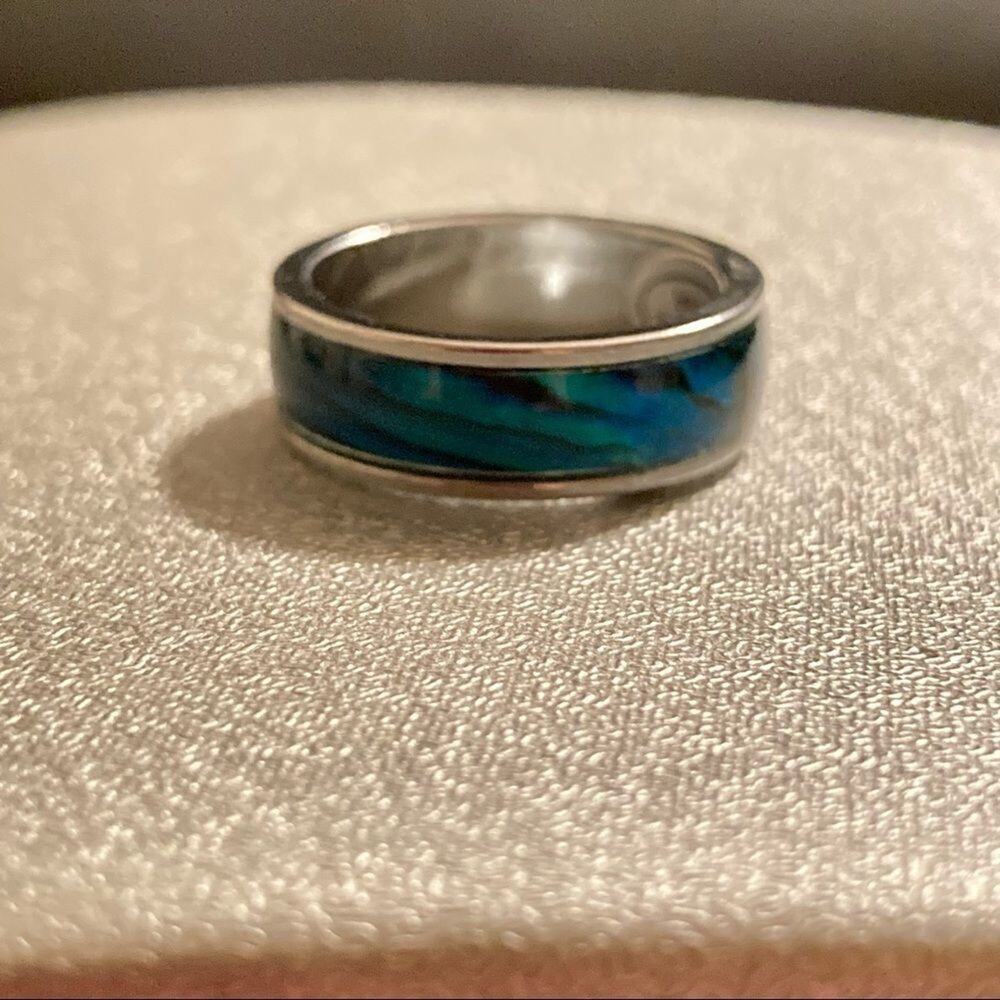 Blue size 7 fashion ring
